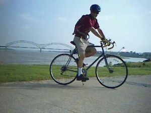 Biking On The River Front - this should be required practice for every Memphian